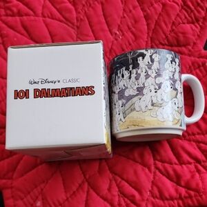 Disney 101 Dalmatians Black and White Mug